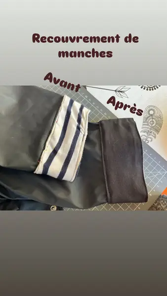 image retouches de manches